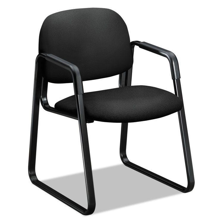 Picture of Solutions Seating 4000 Series Sled Base Guest Chair, Black