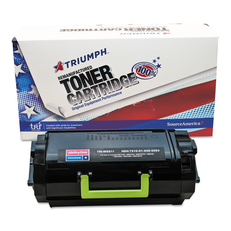 7510016590094 Remanufactured 52d0xa0/52d1x00 Extra High-Yield Toner, 45,000 Page-Yield, Black