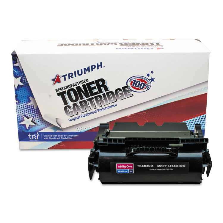 7510016590099 Remanufactured 64015ha High-Yield Toner, 21,000 Page-Yield, Black