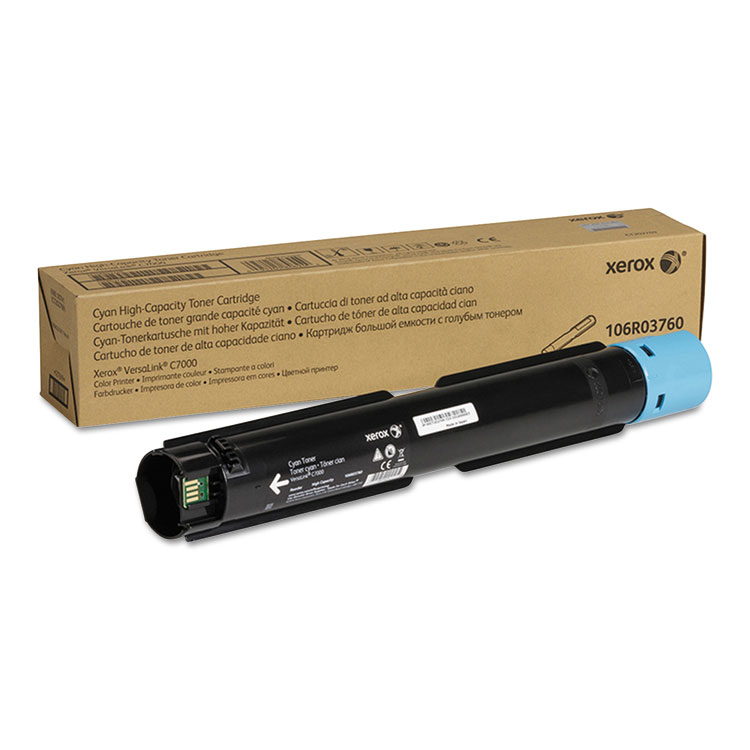 Picture of 106R03760 HIGH-YIELD TONER, 10100 PAGE-YIELD, CYAN