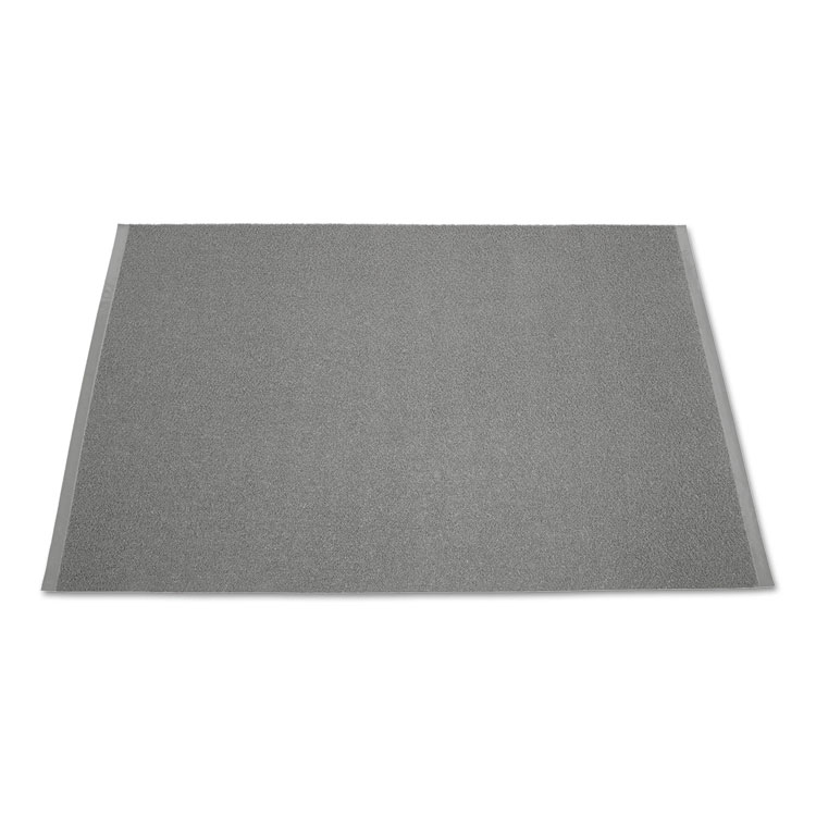 7220015826242, SKILCRAFT Scraper/Wiper Mat, Rectangular, Gray Spaghetti Loop Surface, 48" x 72"