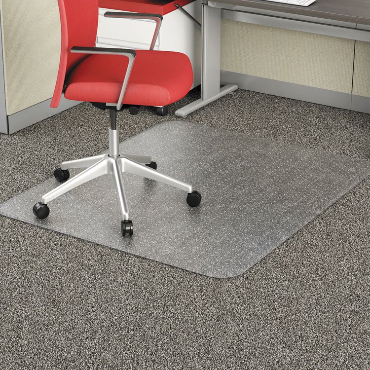 Picture of OCCASIONAL USE STUDDED CHAIR MAT FOR FLAT PILE CARPET, 46 X 60, RECTANGULAR, CR