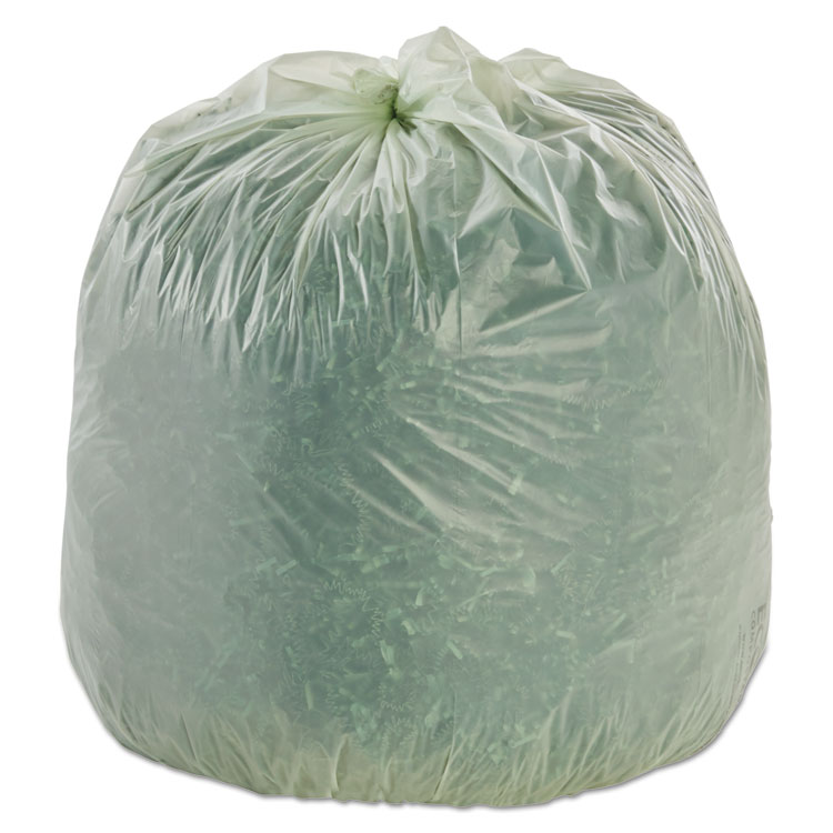 8105015574983, SKILCRAFT High Density Coreless Roll Can Liners, 33 gal, 12 mic, 33" x 40", Natural, Perforated Roll, 250/Box