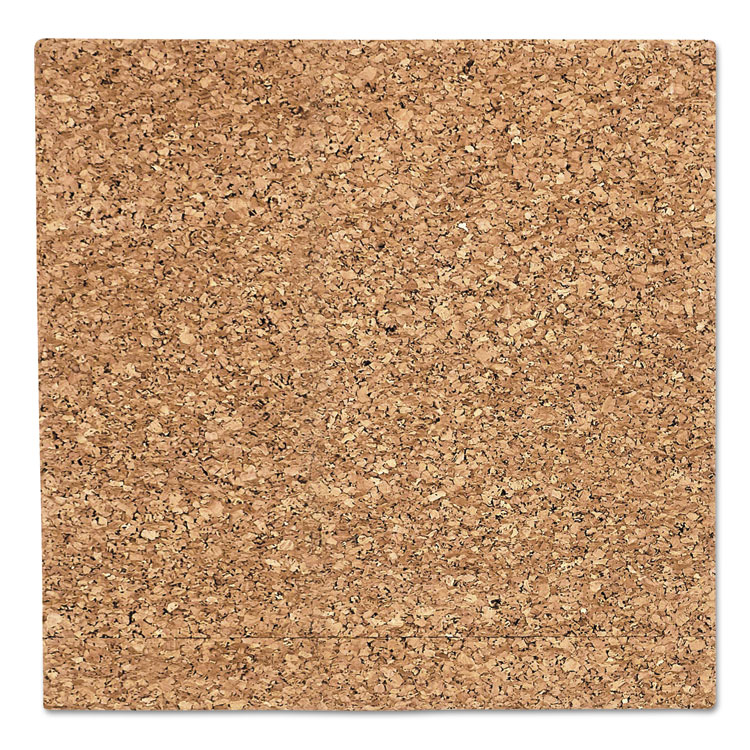 Picture of Designer Cork Bulletin Board, 18" X 18", Natural