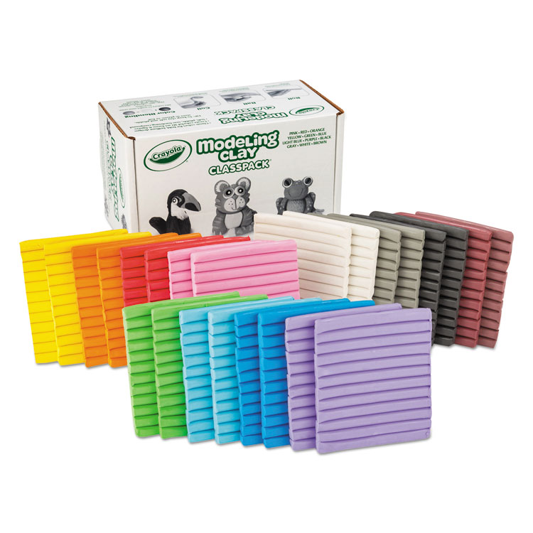 Picture of Modeling Clay Classpack, Assorted, 24 Lbs