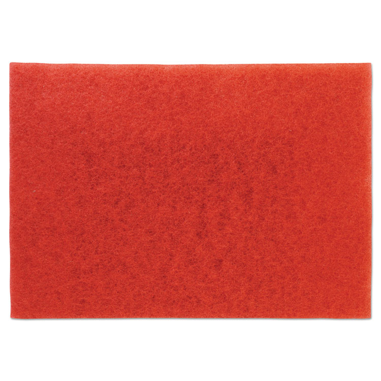 Picture of Low-Speed Buffer Floor Pads 5100, 28" X 14", Red, 10/carton