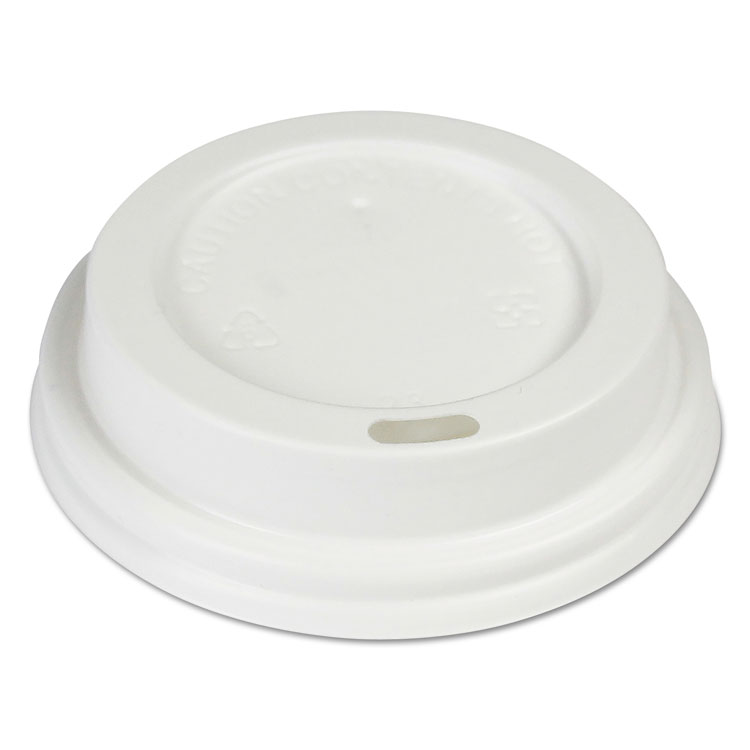 EarthChoice® Recycled Plastic Dome Lids with Large Hole for B
