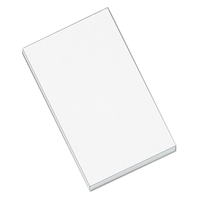 Ampad Scratch Pads Unruled 100 White 4 x 6 Sheets Dozen