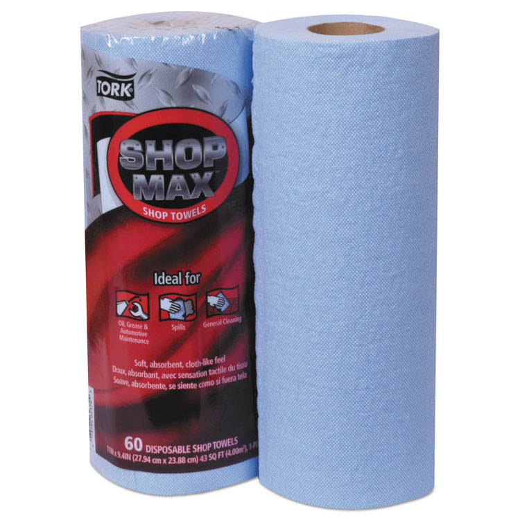 Picture of ADVANCED SHOPMAX WIPER 450, 9.4" X 11", BLUE, 60/ROLL, 30 ROLLS/CARTON