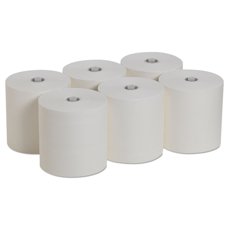 PACIFIC BLUE ULTRA PAPER TOWELS, WHITE, 7.87 X 1150 FT, 6 ROLL/CARTON