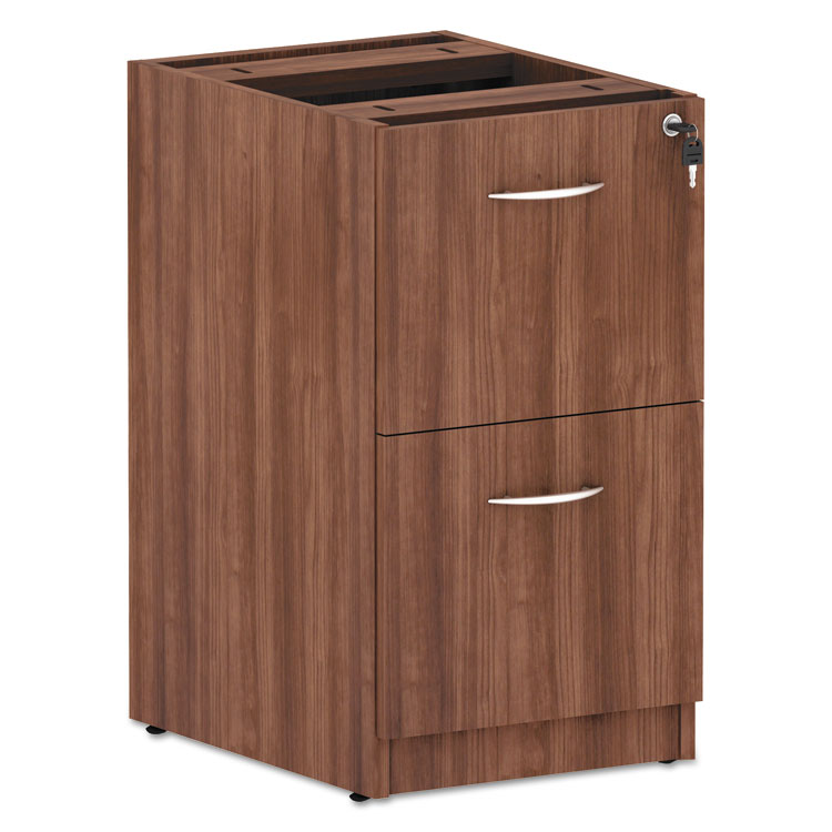 Picture of ALERA VALENCIA SERIES FILE/FILE FULL PEDESTAL FILE,15.63X20.5X28.5, MOD WALNUT