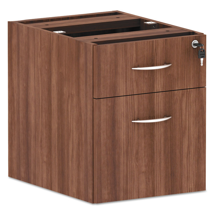 Picture of ALERA VALENCIA SERIES HANGING BOX/FILE PEDESTAL, 15.63X20.5X19.25, MOD WALNUT