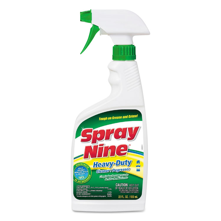 Picture of Heavy Duty Cleaner/degreaser/disinfectant, 22 Oz, 12 Spray Bottles/carton
