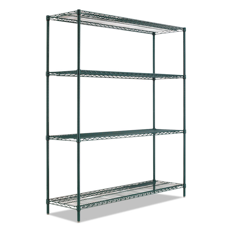 Picture of BA PLUS WIRE SHELVING KIT, 4 SHELVES, 72" X 24" X 72", BLACK ANTHRACITE+