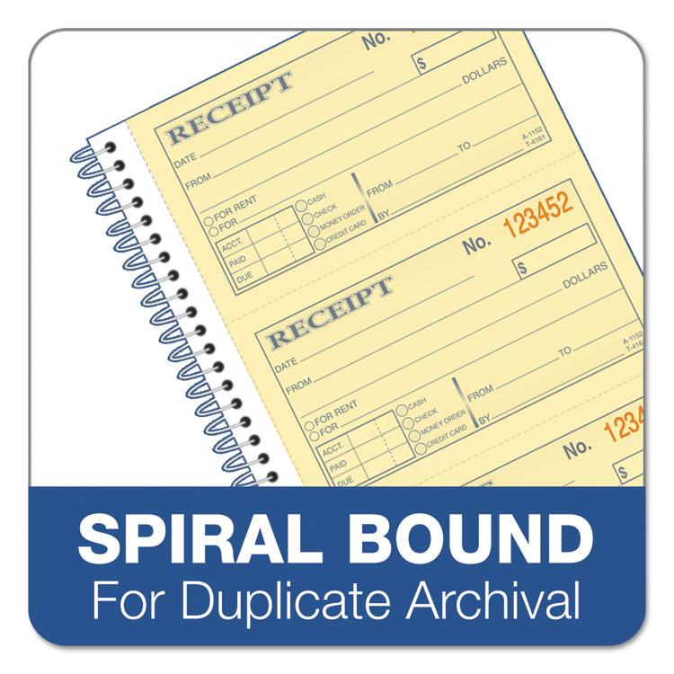 ABFSC1152 Adams® SC1152 TwoPart Rent Receipt Book, TwoPart