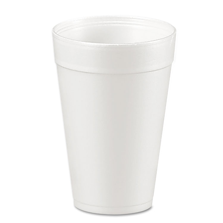 Picture of Foam Drink Cups, 32oz, White, 25/bag, 20 Bags/carton