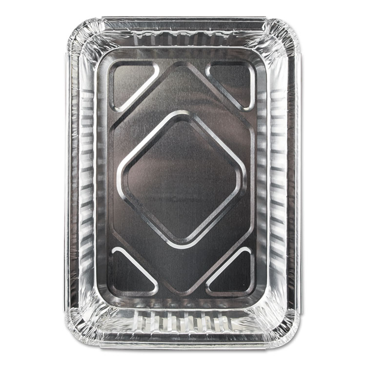 Picture of ALUMINUM CLOSEABLE CONTAINERS, 6 1/8W X 1 9/16D X 8 11/16H, SILVER, 500/CARTON