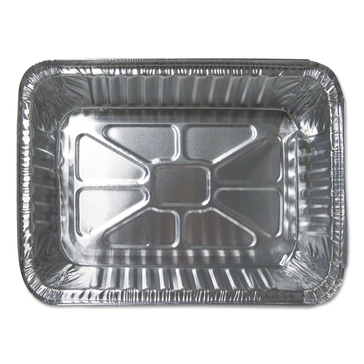 Picture of ALUMINUM CLOSEABLE CONTAINERS, 6 1/8W X 2 1/8D X 8 11/16H, SILVER, 500/CARTON