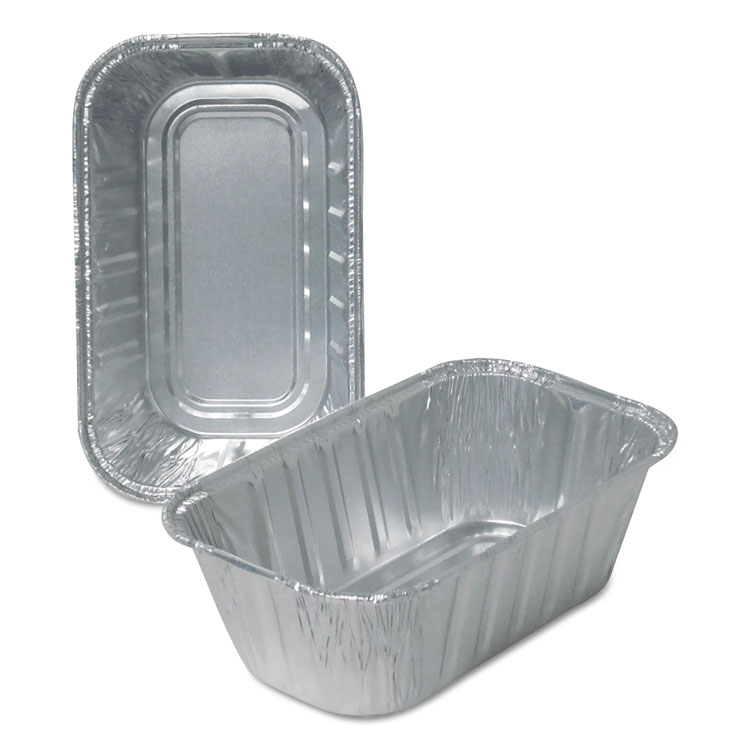 Aluminum Loaf Pans, 1 lb, 6.13 x 3.75 x 2, 500/Carton - DPK500030-ES