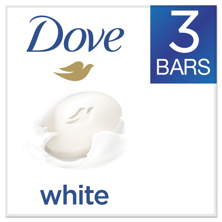 Picture of WHITE BEAUTY BAR, LIGHT SCENT, 3.17 OZ, 3/PACK