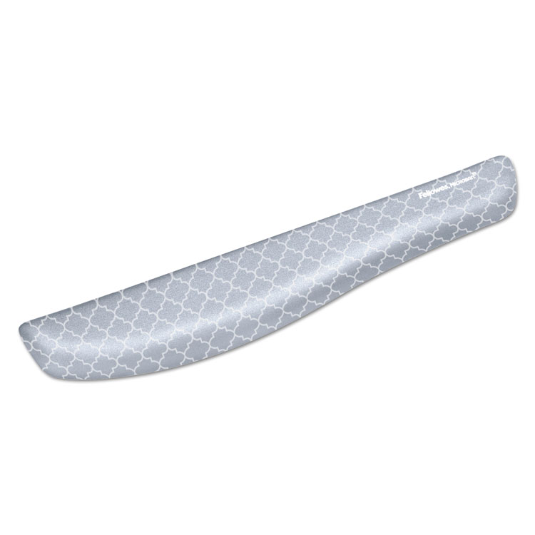 Picture of Plushtouch Keyboard Wrist Rest, 18 1/8 X 3 3/16 X 1, Gray/white Lattice