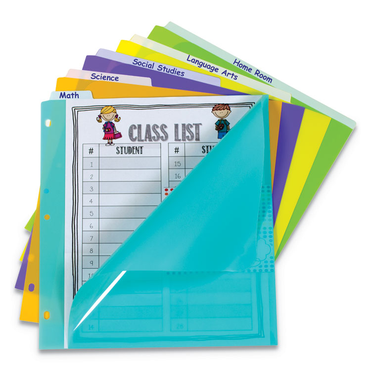 5-Tab Index Dividers with Vertical Tab, 5-Tab, 11 1/2