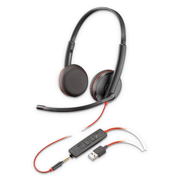 Picture of BLACKWIRE 3225, BINAURAL, OVER THE HEAD HEADSET