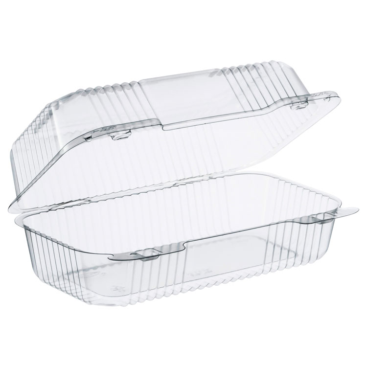 Picture of STAYLOCK CLEAR HINGED LID CONTAINERS, 5.4 X 9 X 3.5, CLEAR, 250/CARTON