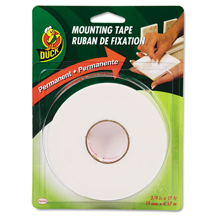 Picture of Permanent Foam Mounting Tape, 3/4" x 15ft, White