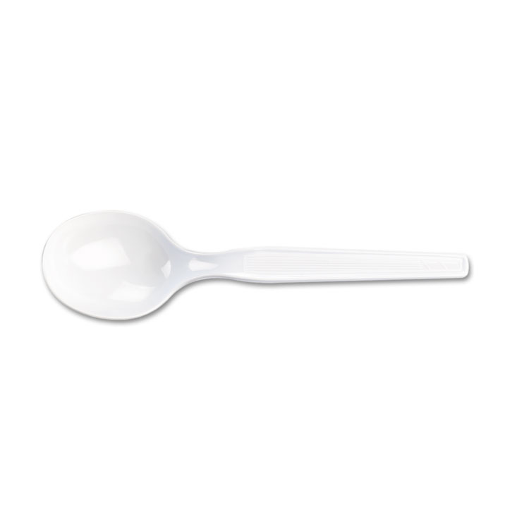Picture of Plastic Cutlery, Heavy Mediumweight Soup Spoon, 100-Pieces/box