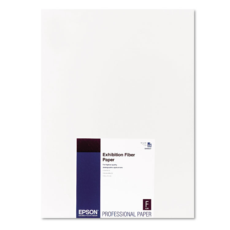 Picture of Exhibition Fiber Paper, 13 x 19, White, 25 Sheets
