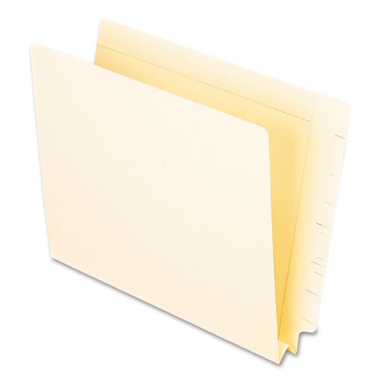 Picture of End Tab Expansion Folders, Straight Cut End Tab, Letter, Manila, 50/Box