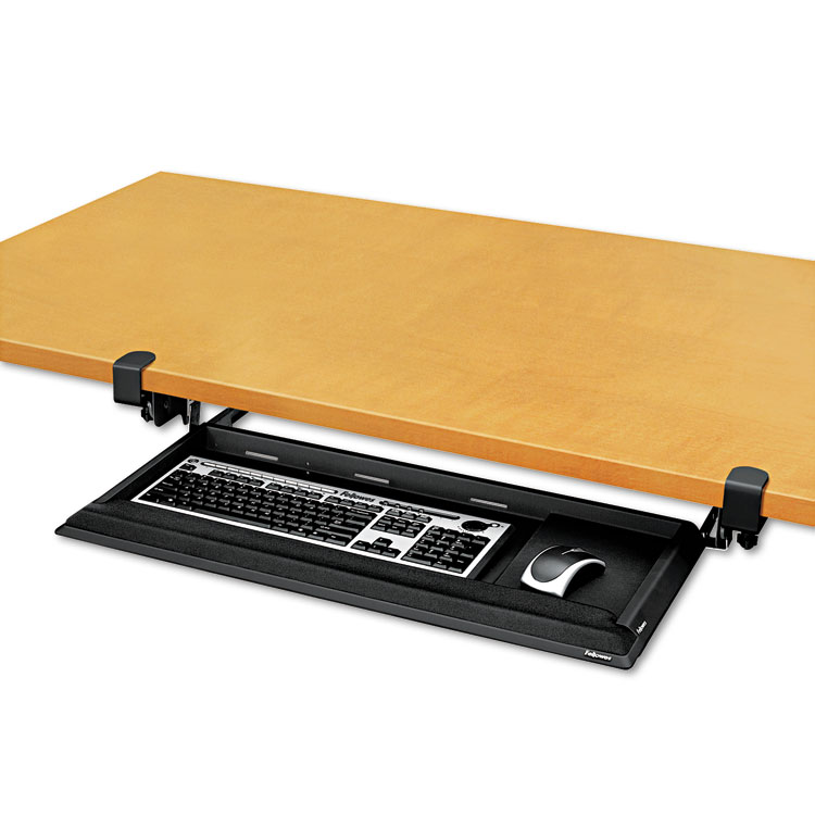 Picture of Designer Suites DeskReady Keyboard Drawer, 19-3/16w x 9-13/16d, Black Pearl