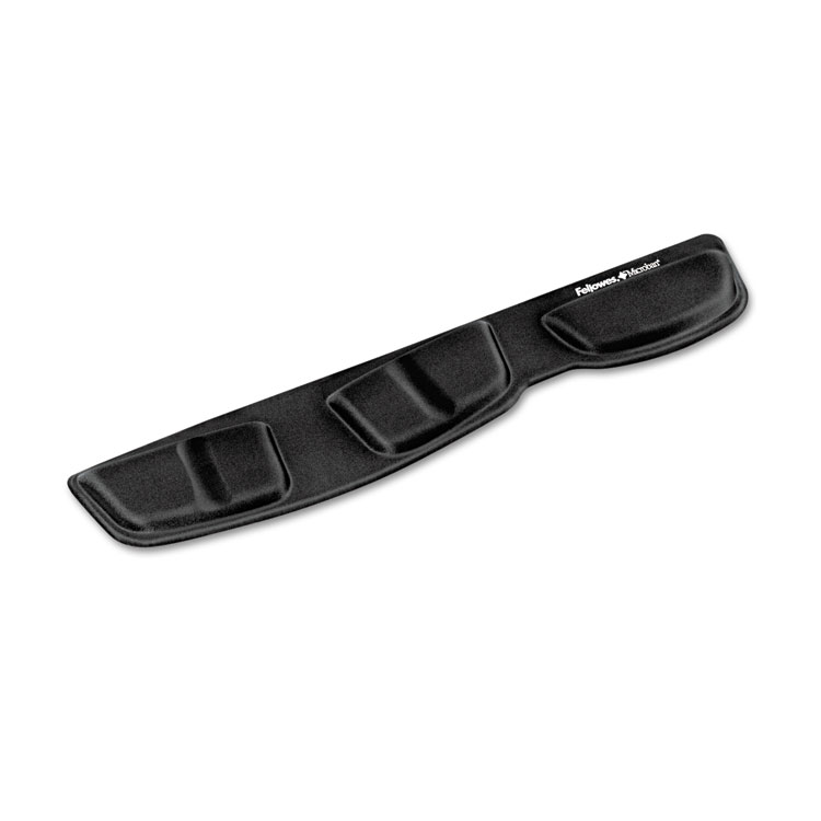 Picture of Memory Foam Keyboard Palm Support, 13 3/4 x 3 3/8, Black