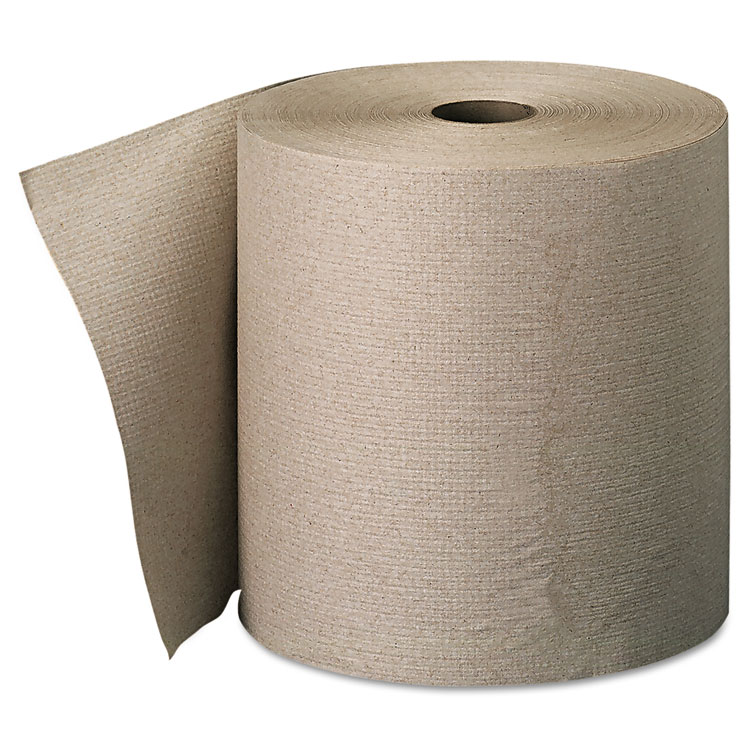 Picture of Nonperforated Paper Towel Rolls, 7 7/8 x 800ft, Brown, 6 Rolls/Carton
