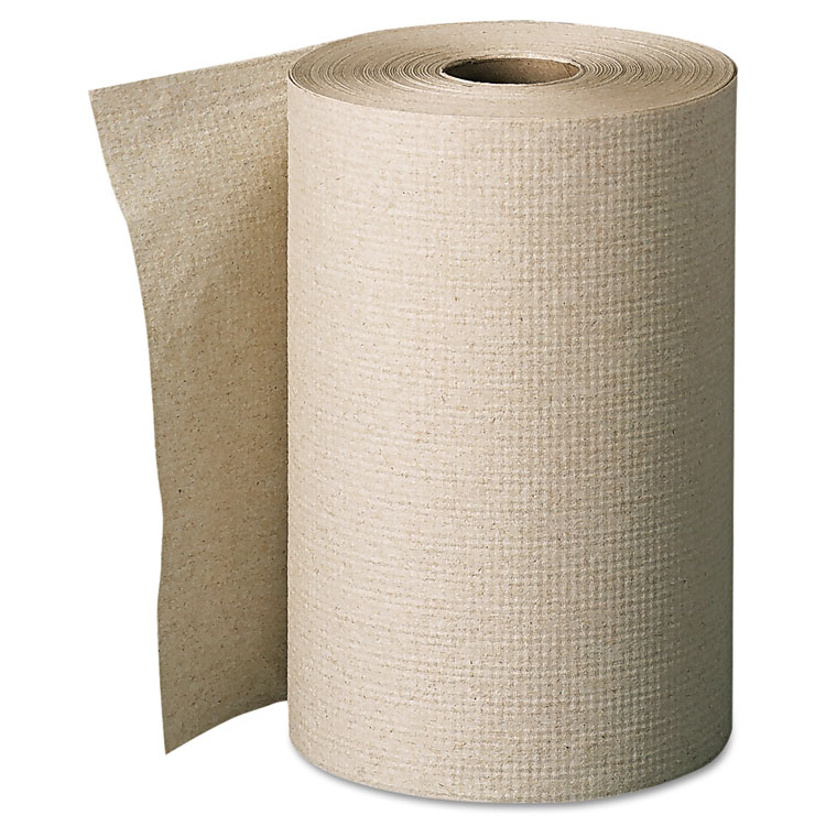 Picture of Nonperforated Paper Towel Rolls, 7 7/8 x 350ft, Brown, 12 Rolls/Carton