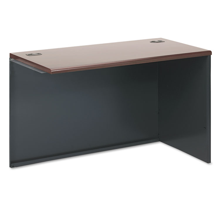 Picture of 38000 Series Return Shell, Right, 48w x 24d x 29-1/2h, Mahogany/Charcoal