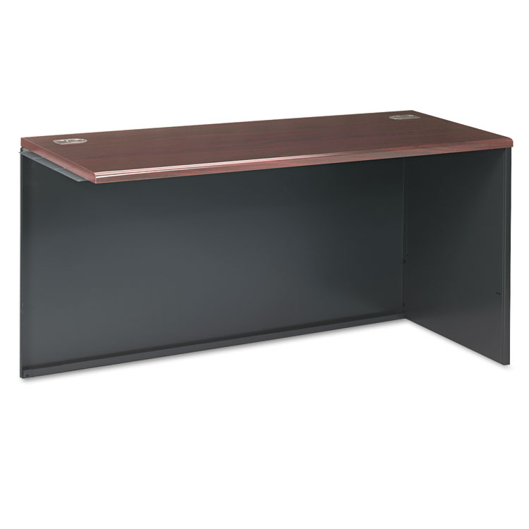 Picture of 38000 Series Return Shell, Right, 60w x 24d x 29-1/2h, Mahogany/Charcoal