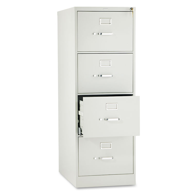 Picture of 510 Series Four-Drawer Full-Suspension File, Legal, 52h x25d, Light Gray