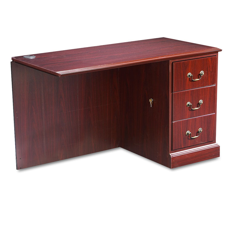 Picture of 94000 Series "L" Workstation Right Return, 48w x 24d x 29-1/2h, Mahogany