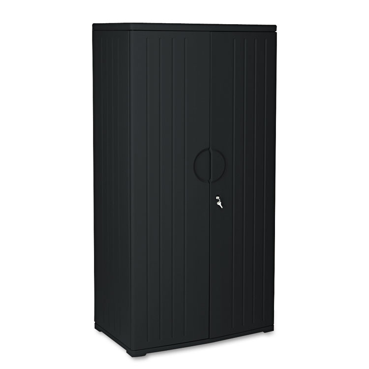 Industrial Storage Cabinet - 36 x 24 x 72, Unassembled, Black