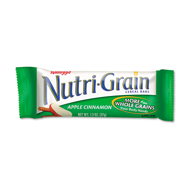 Picture of Nutri-Grain Cereal Bars, Apple-Cinnamon, Indv Wrapped 1.3oz Bar, 16/Box