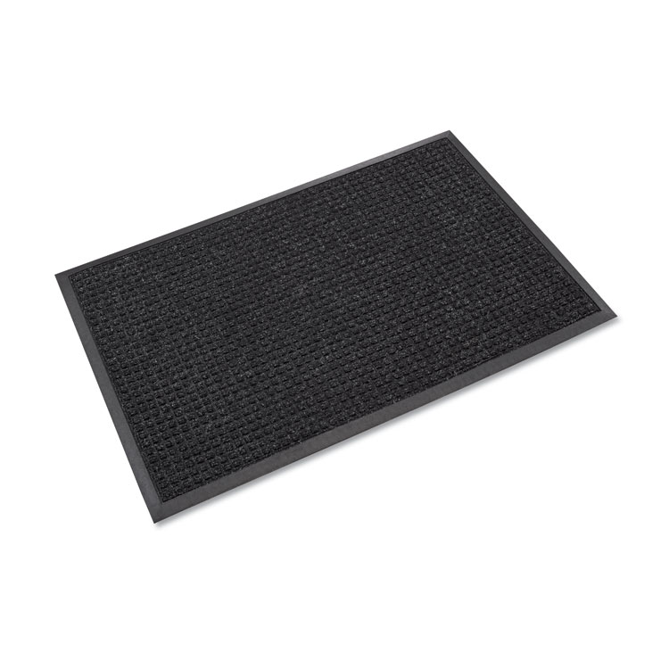 Picture of Super-Soaker Wiper Mat W/gripper Bottom, Polypropylene, 24 X 35, Charcoal