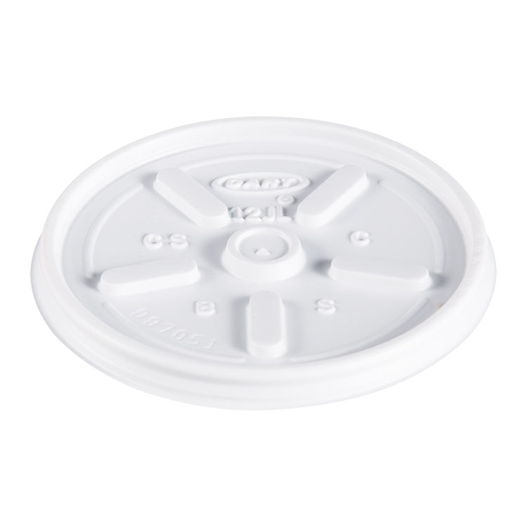 Picture of Plastic Lids, For 12oz Hot/cold Foam Cups, Vented, 1000/carton
