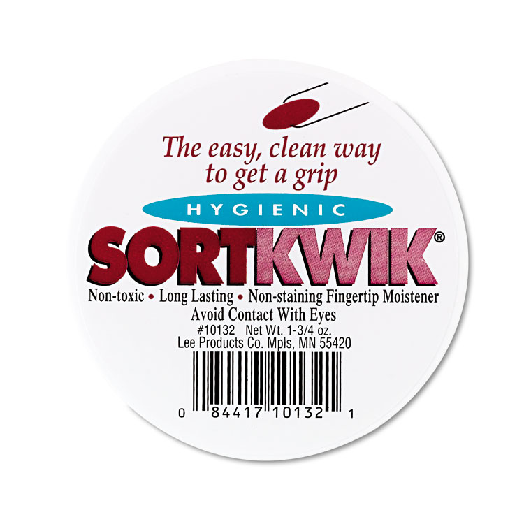 Picture of Sortkwik Fingertip Moisteners, 1 3/4 oz, Pink, 2/Pack