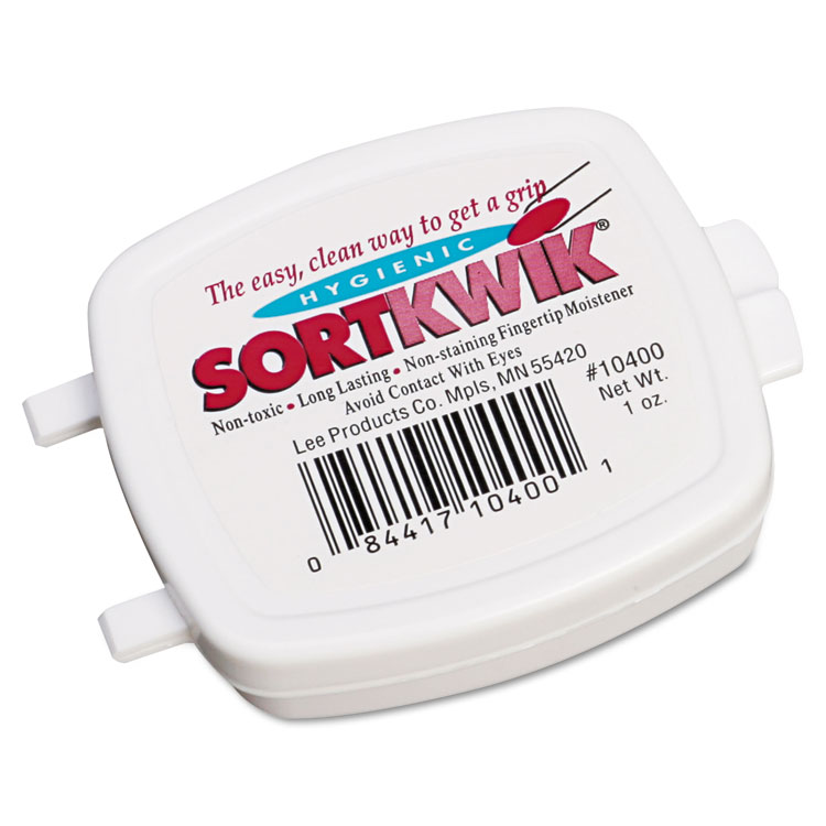 Picture of Sortkwik Fingertip Moisteners, 1 oz, Pink