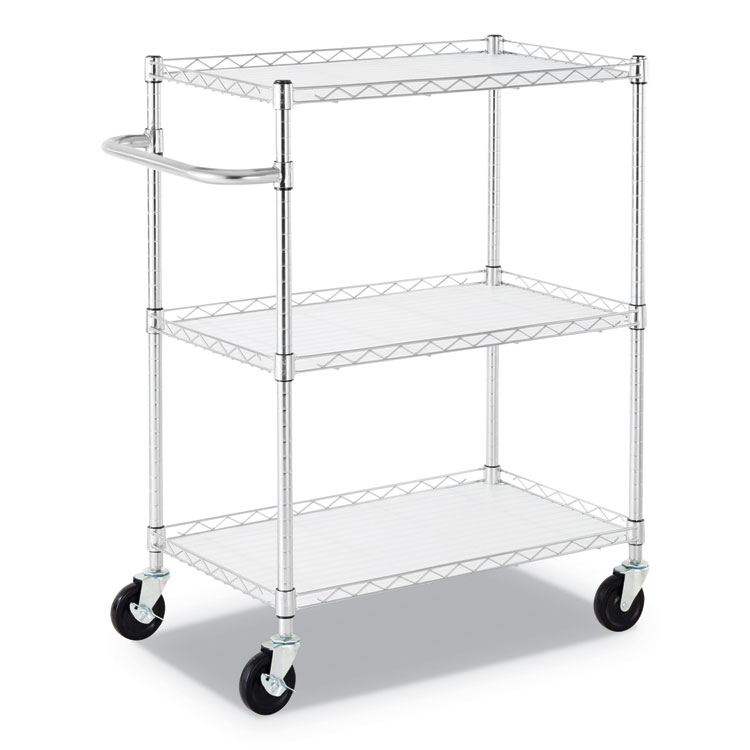 Rubbermaid Commercial 3-Shelf Utility Service Cart - RCP342488PM 