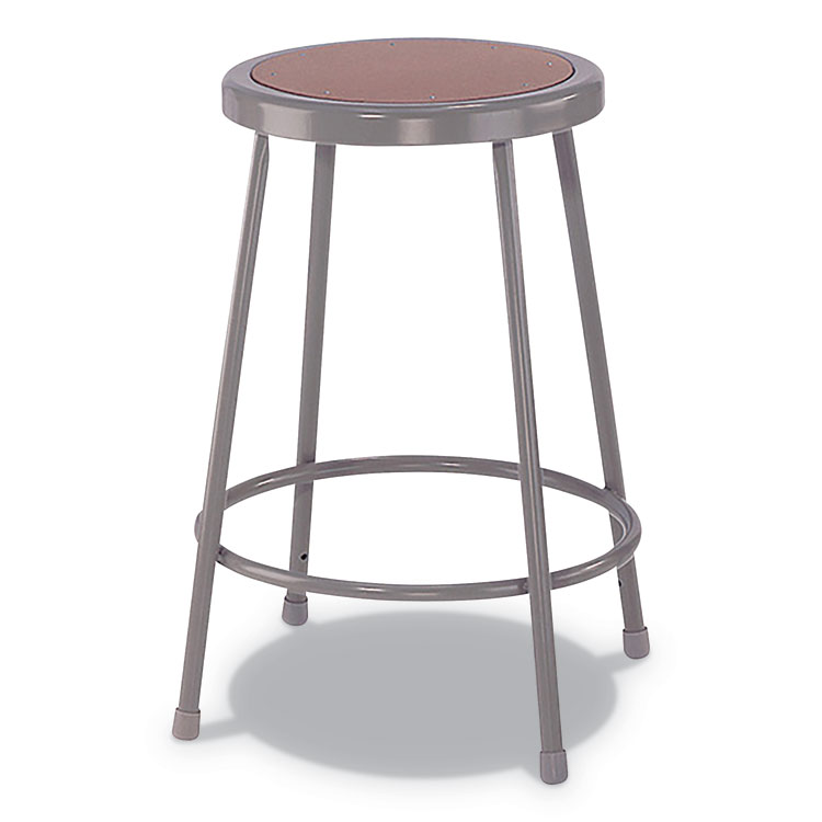Picture of INDUSTRIAL STOOL, 30", BROWN/GRAY SEAT