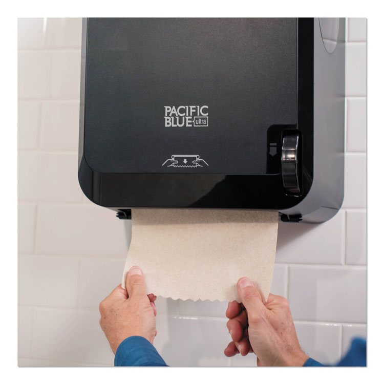 Picture of Pacific Blue Ultra Paper Towel Dispenser, Manual, 12.9 X 9 X 16.8, Black