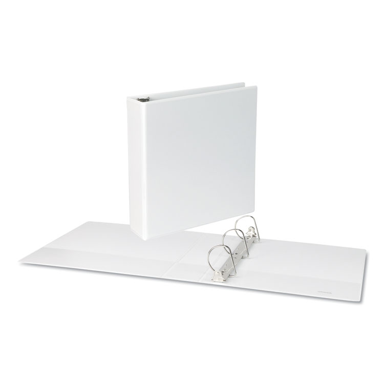 Slant D-Ring View Binder, 3 Rings, 2" Capacity, 11 x 8.5, White